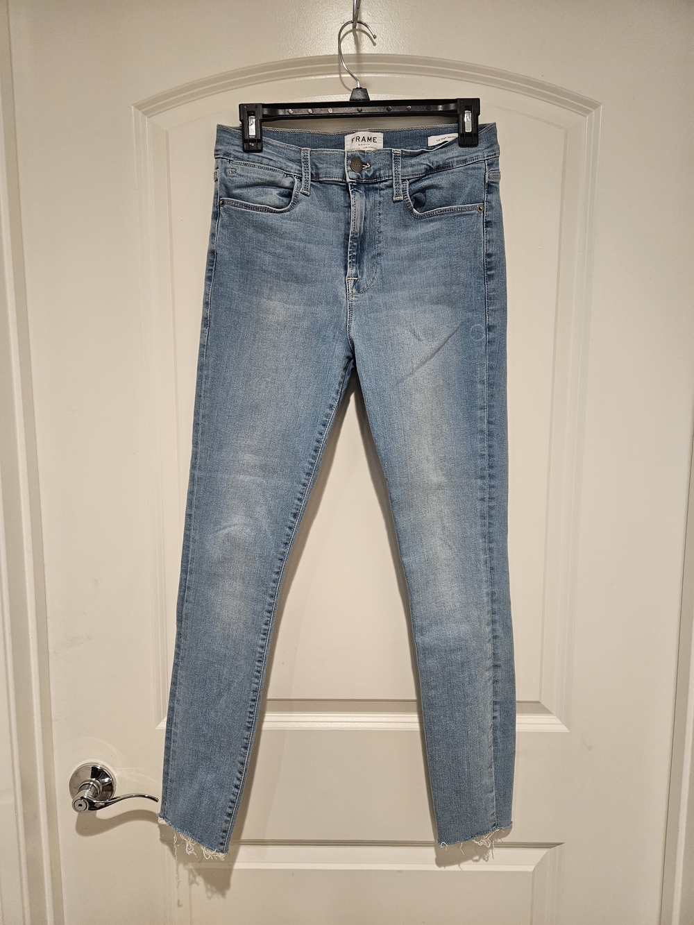 Frame Denim Le High Skinny Light Wash High-Rise Skinny Jeans # 952